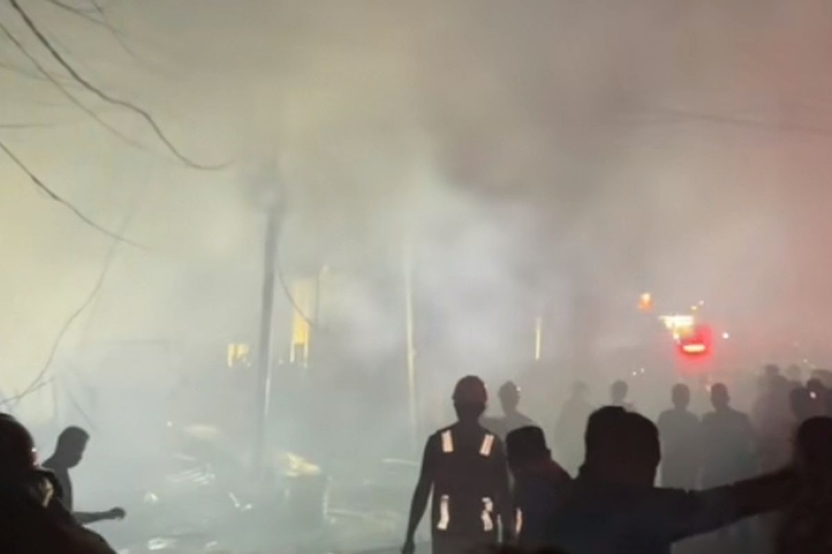 13 Kios di Dumai Riau Ludes Terbakar