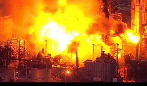 Ledakan Kilang Minyak Pertamina Dumai