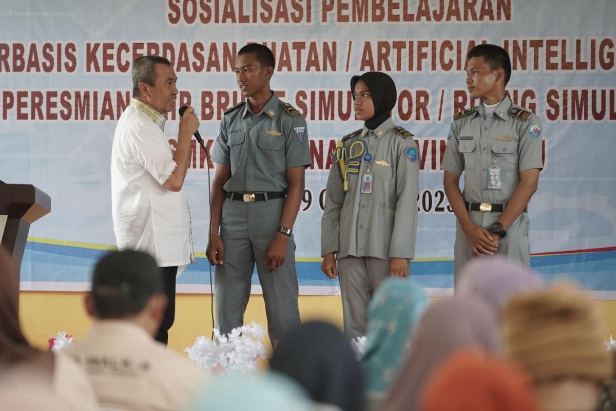 SMK Perikanan Dumai Gunakan AI untuk Proses Pembelajaran