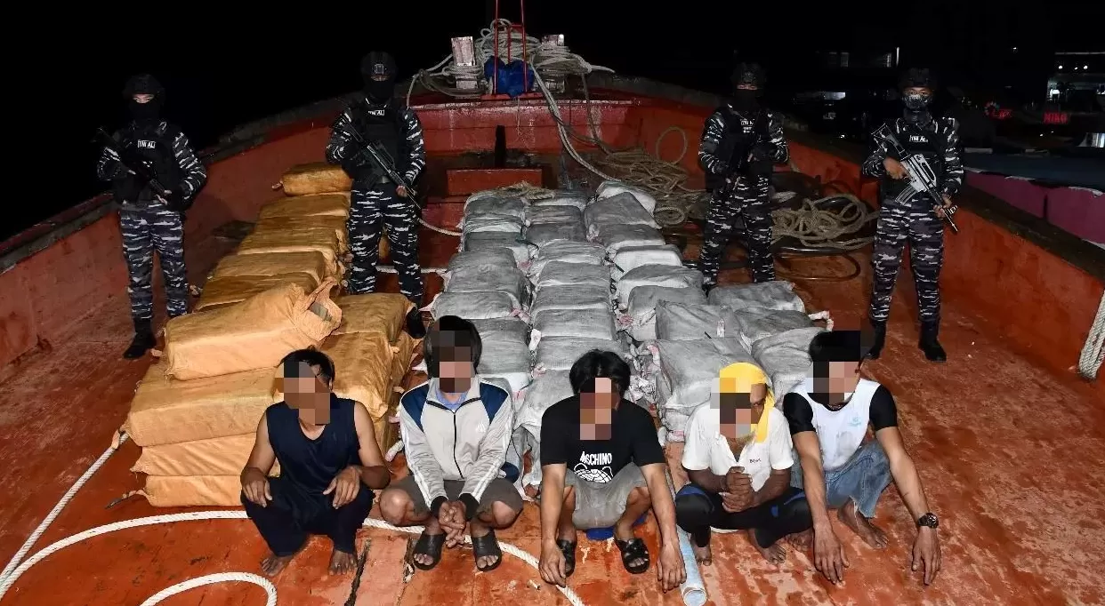 TNI AL Sergap Kapal Thailand Angkut 1,9 Ton Kokain