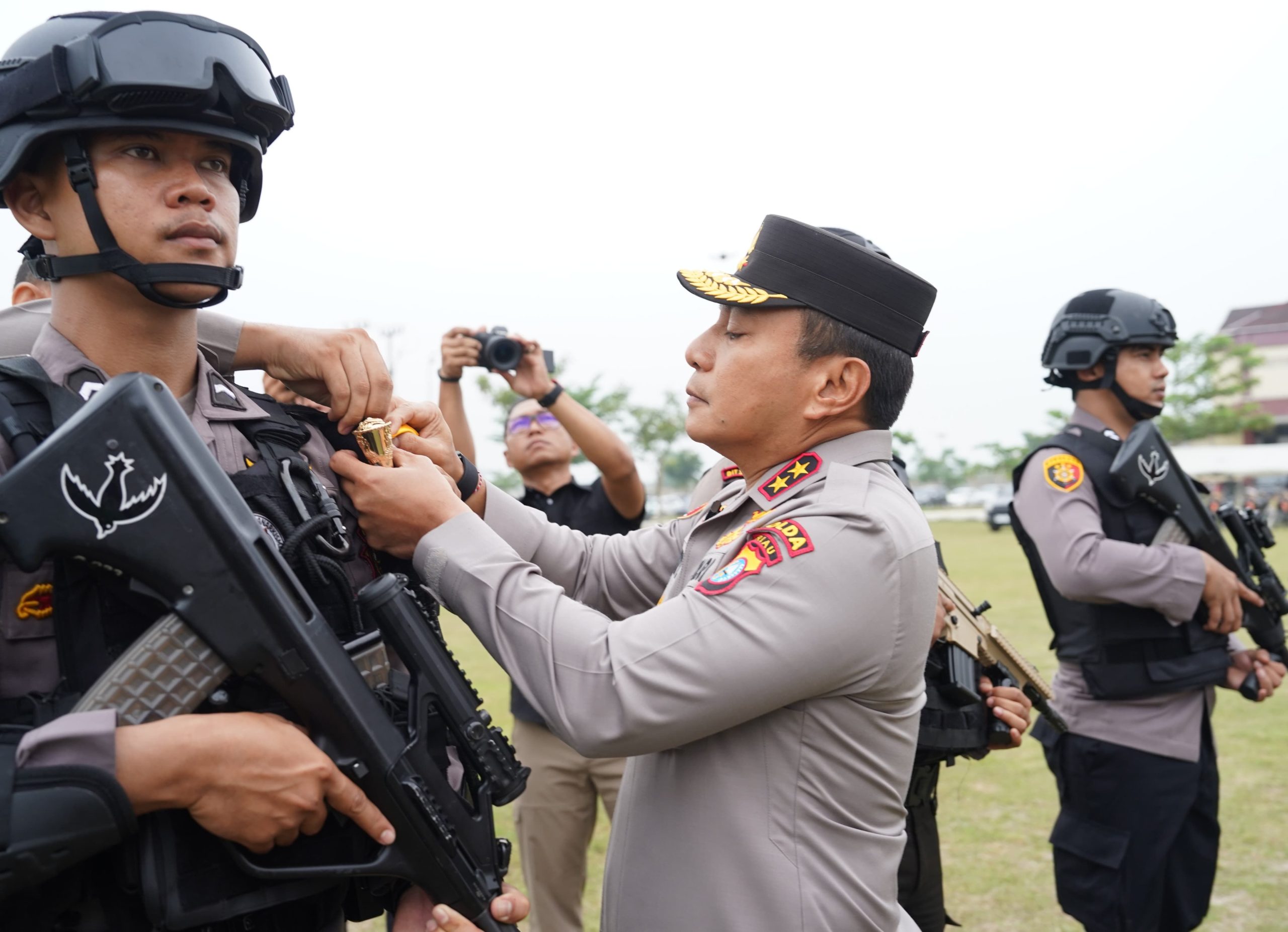 Tim RAGA Polda Riau Dilatih Khusus Antisipasi Premanisme