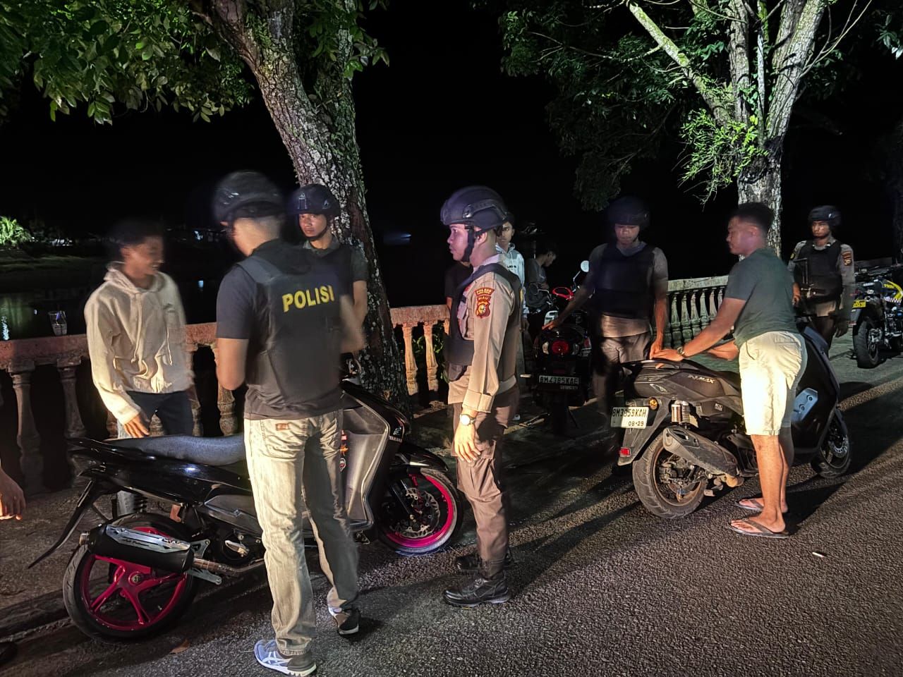 Antisipasi Kejahatan, Tim RAGA Polres Kuansing Patroli