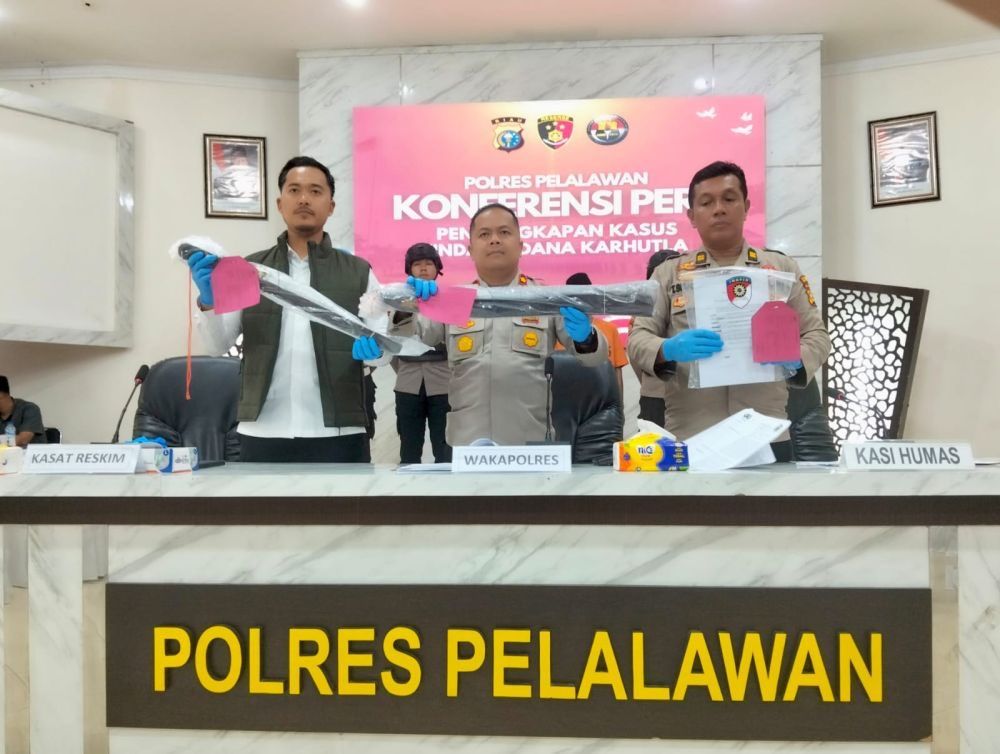 Dua Pembakar 10 Hektare Lahan di TNTN Ditangkap