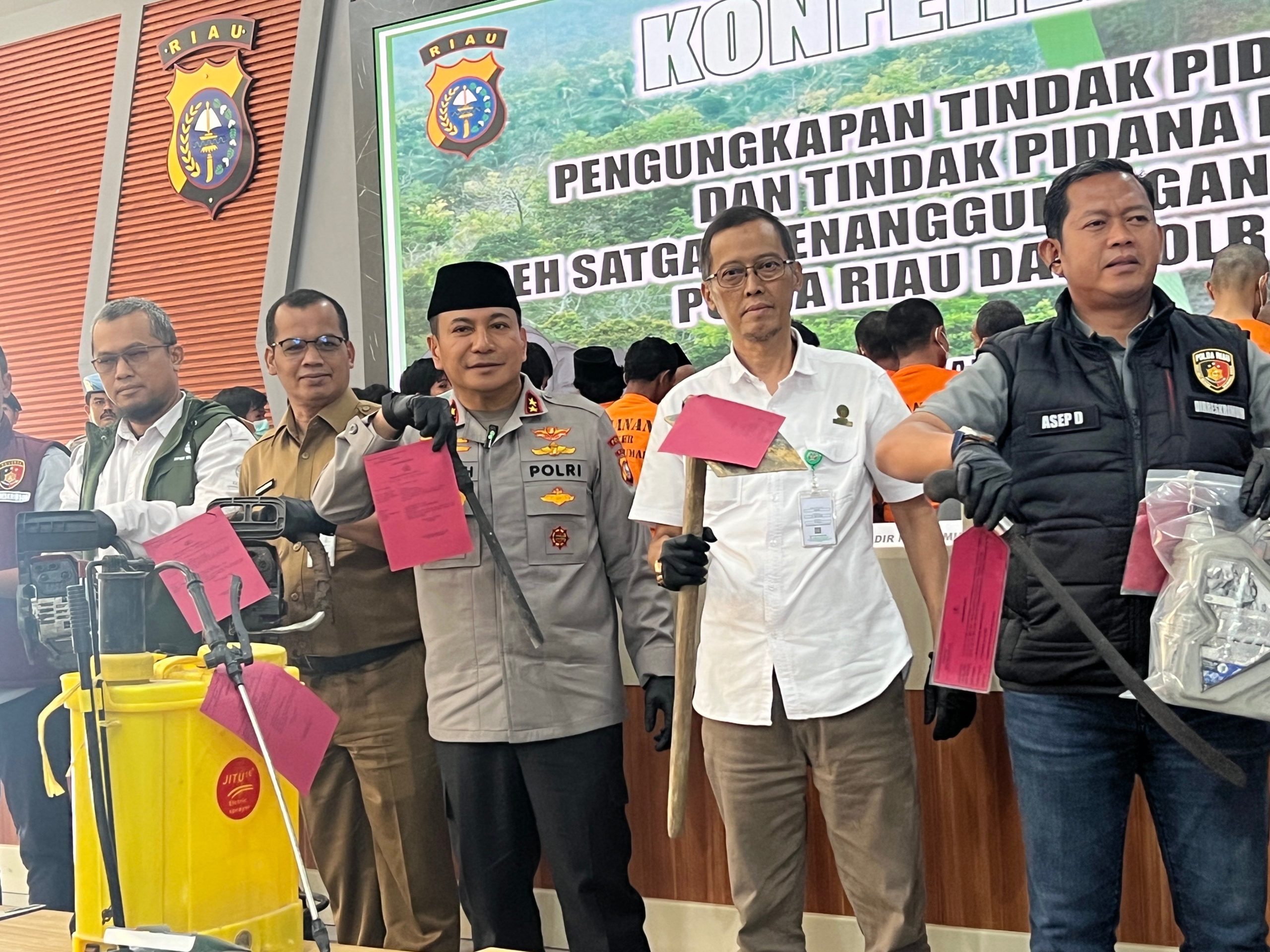 Pelaku Perambah dan Pembakar Hutan di Rohul Ditangkap